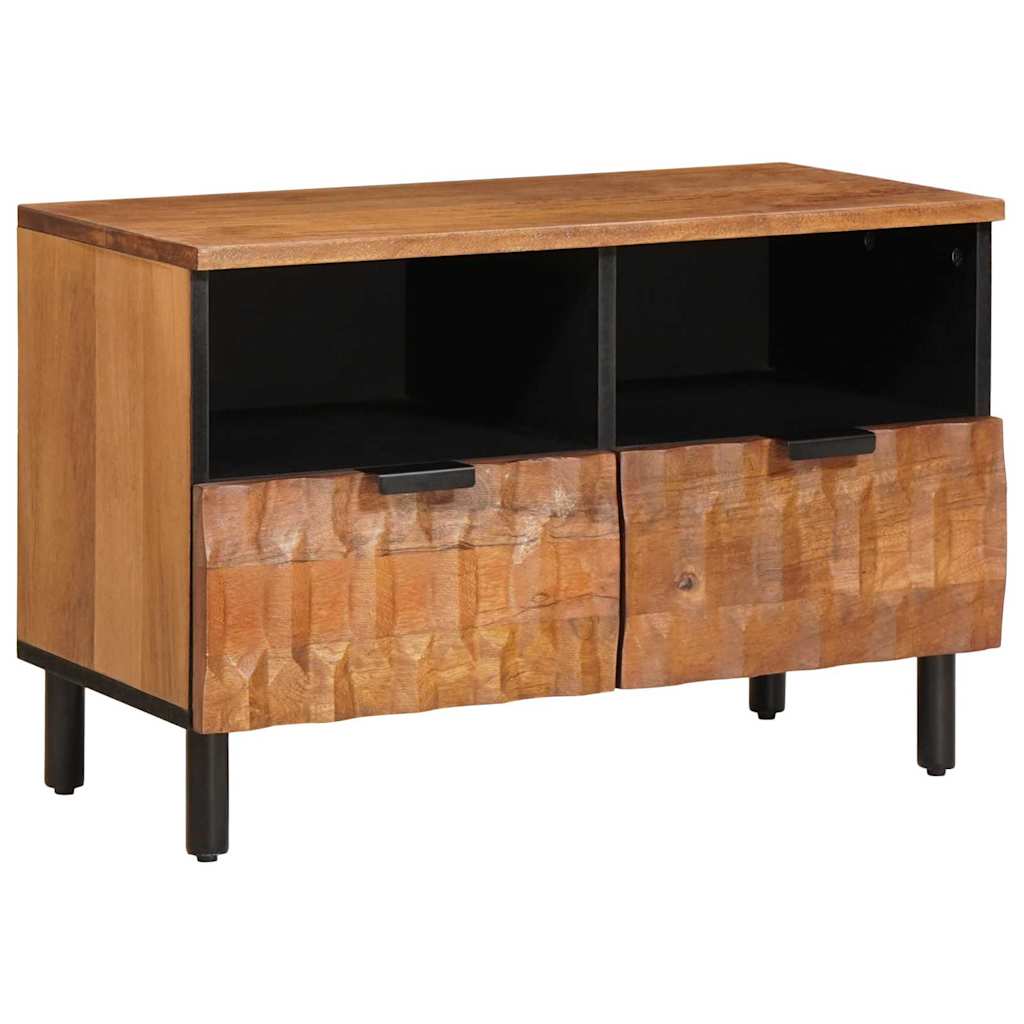 Mobile TV con cassetto Finitura Marrone Acacia 70 x 33 x 46 cm