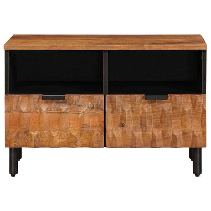 Mobile TV con cassetto Finitura Marrone Acacia 70 x 33 x 46 cm