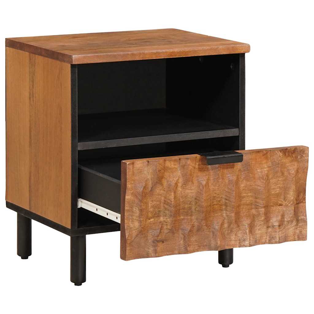 Armadio da Notte con cassetto 2 pcs Marrone 40 x 33 x 46 cm