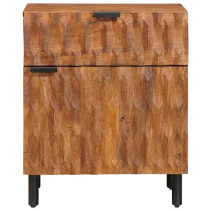 Armadio da Notte con cassetto Marrone 50 x 33 x 60 cm