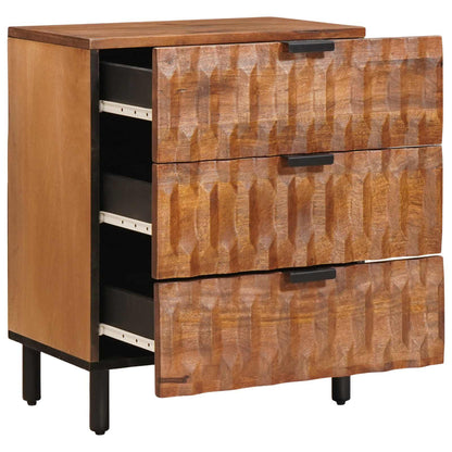 Armadio da Notte con cassetto Marrone 50 x 33 x 62 cm