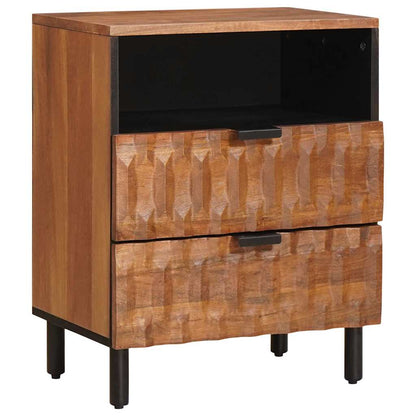 Armadio da Notte con cassetto Marrone 50 x 33 x 62 cm