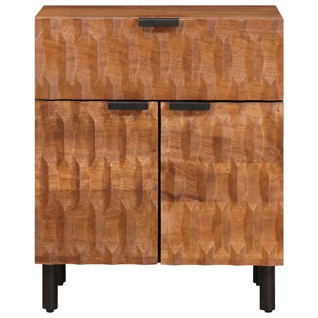 Armadio da Notte con cassetto Marrone 50 x 33 x 60 cm
