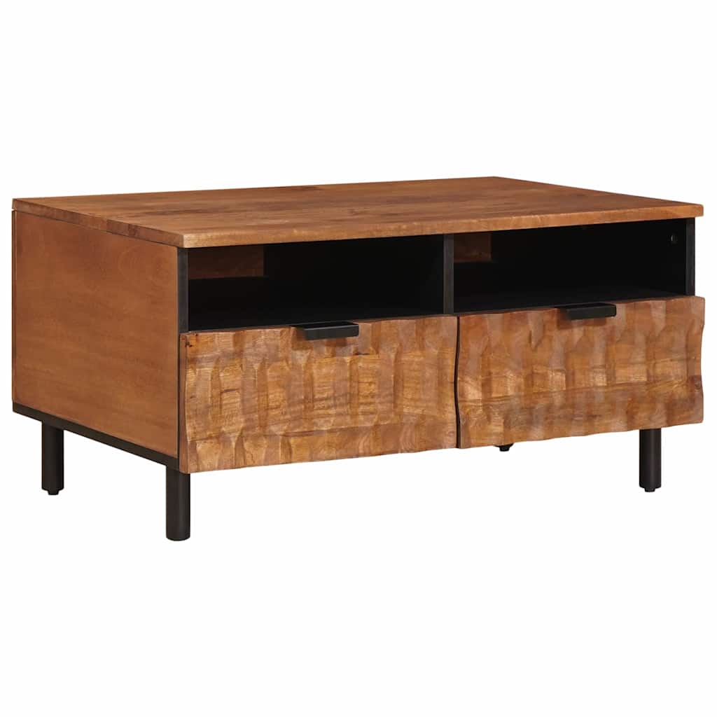 Tavolino da salotto con cassetto Marrone 80 x 54 x 40 cm