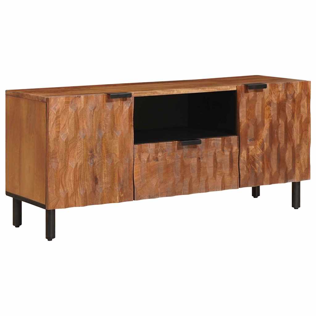 Mobile TV con cassetto Finitura Marrone Acacia 105 x 33 x 46 cm