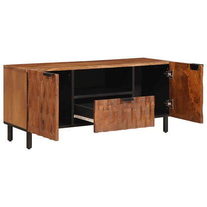 Mobile TV con cassetto Finitura Marrone Acacia 105 x 33 x 46 cm