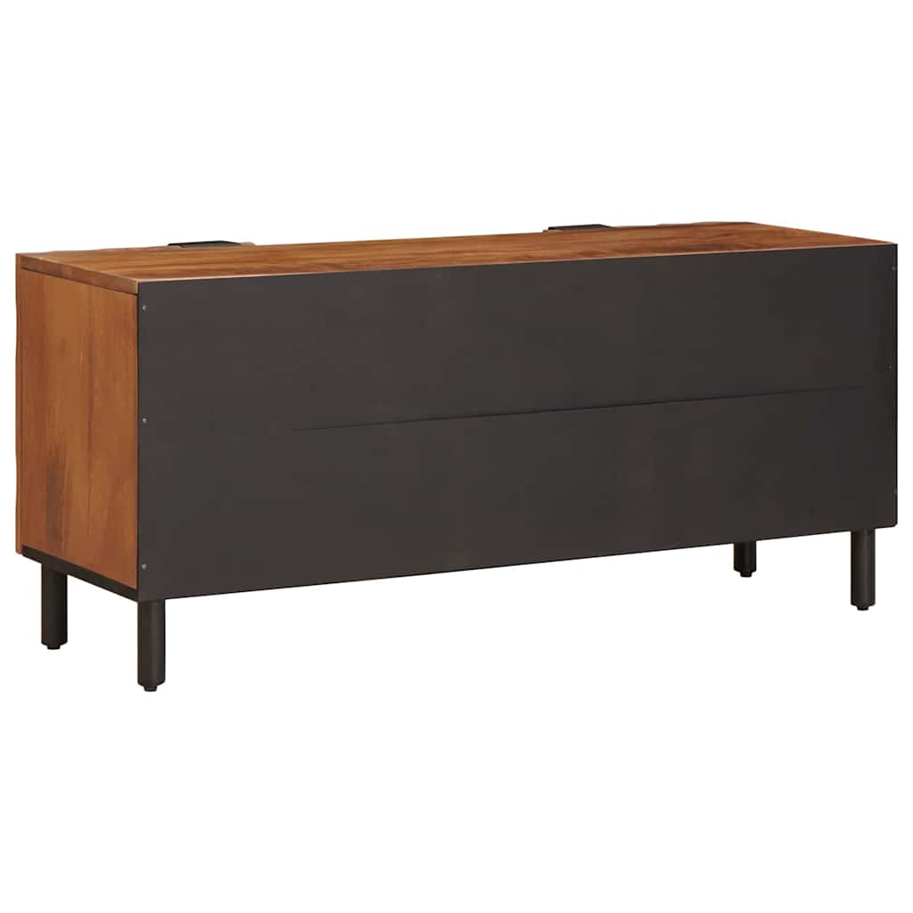 Mobile TV con cassetto Finitura Marrone Acacia 105 x 33 x 46 cm