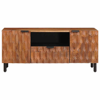 Mobile TV con cassetto Finitura Marrone Acacia 105 x 33 x 46 cm