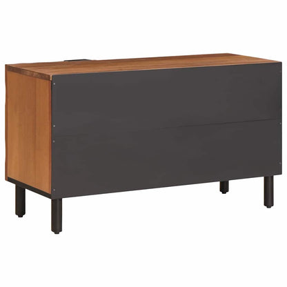 Mobile TV con porta Finitura Marrone Acacia 80 x 33 x 46 cm