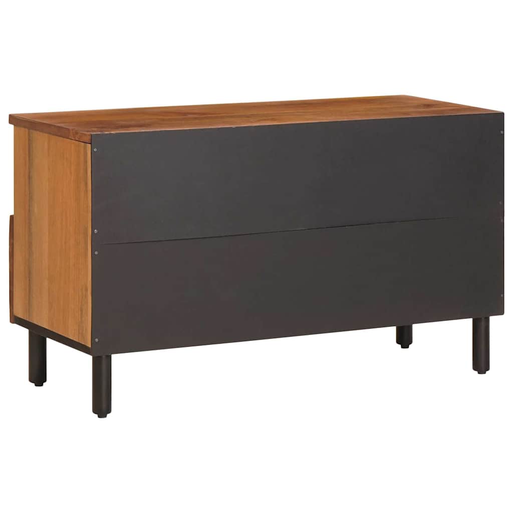 Mobile TV con cassetto Finitura Marrone Acacia 80 x 33 x 46 cm
