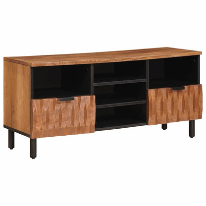 Mobile TV con cassetto Finitura Marrone Acacia 100 x 33 x 46 cm