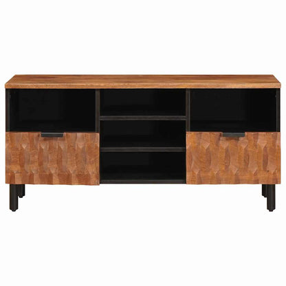 Mobile TV con cassetto Finitura Marrone Acacia 100 x 33 x 46 cm