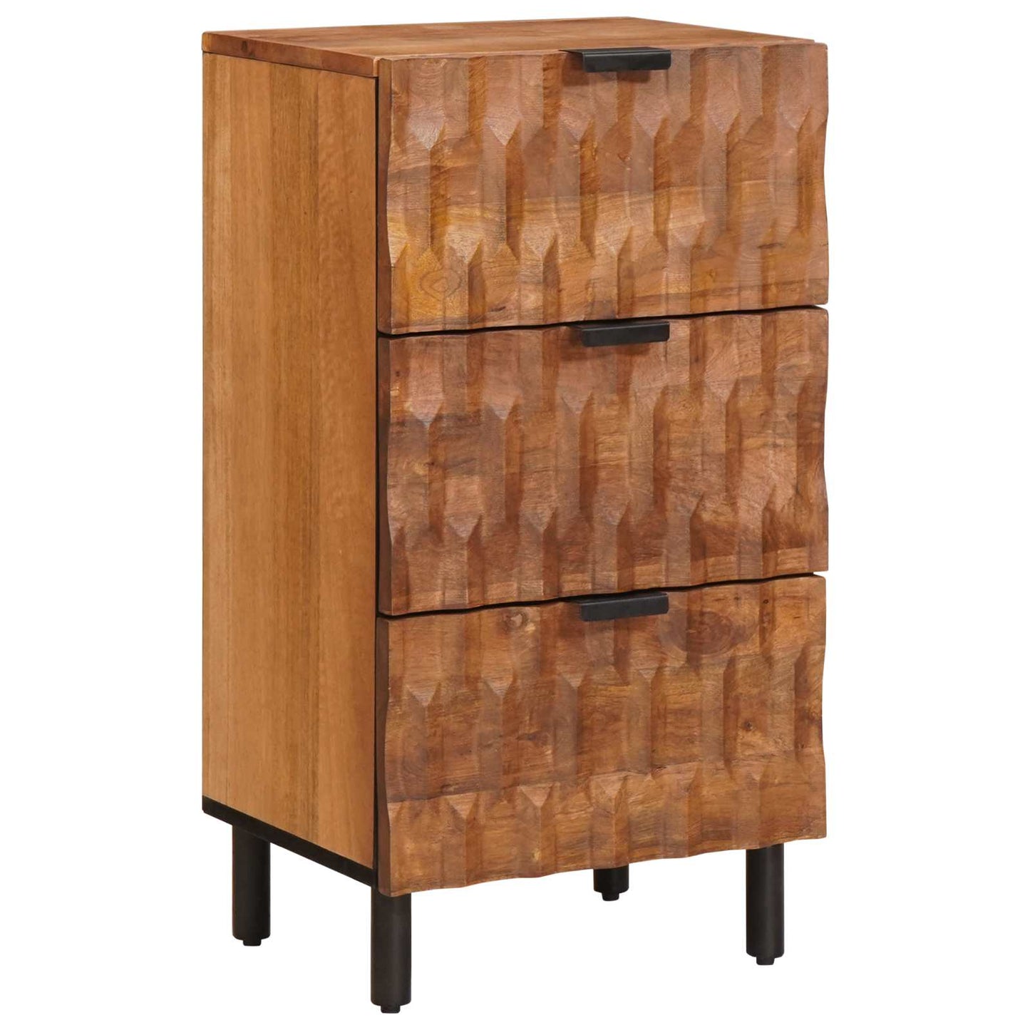 Credenza con cassetto Finitura Marrone Acacia 40 x 33 x 75 cm