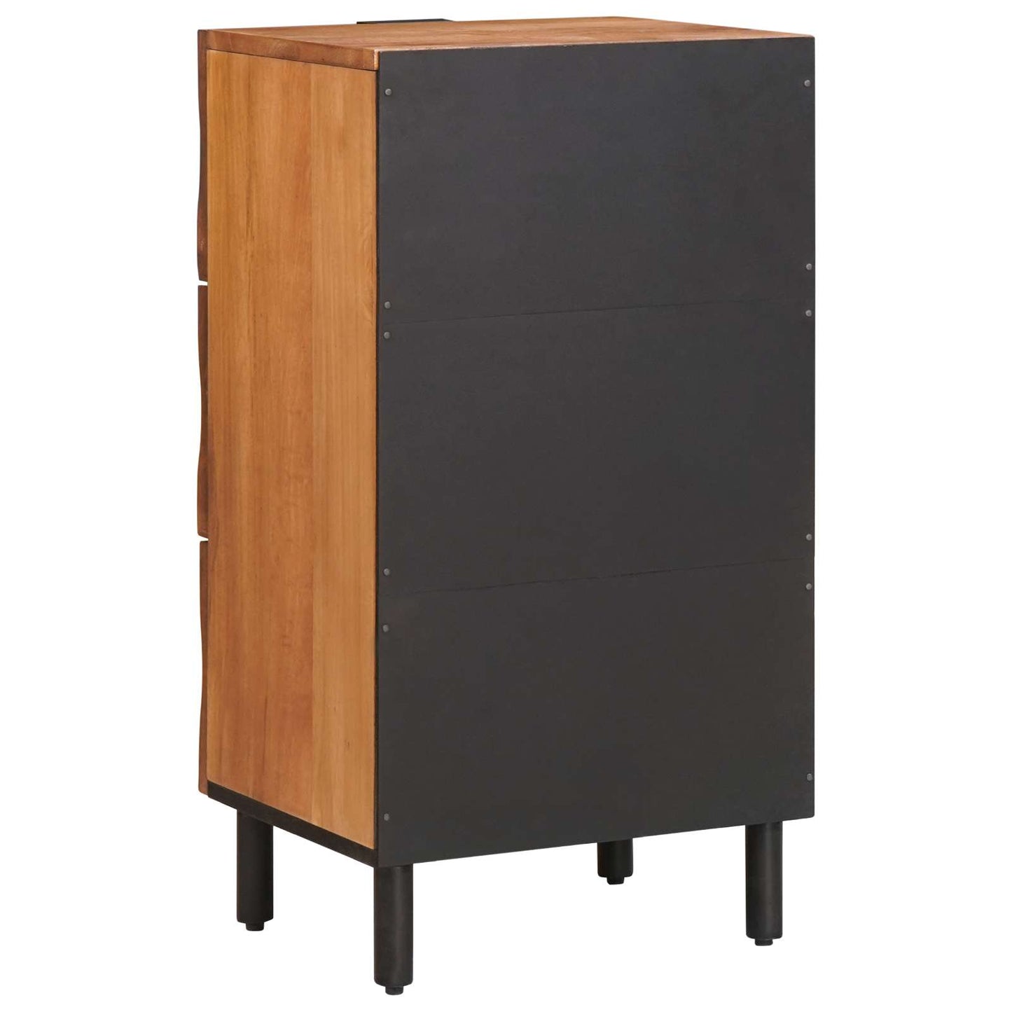 Credenza con cassetto Finitura Marrone Acacia 40 x 33 x 75 cm