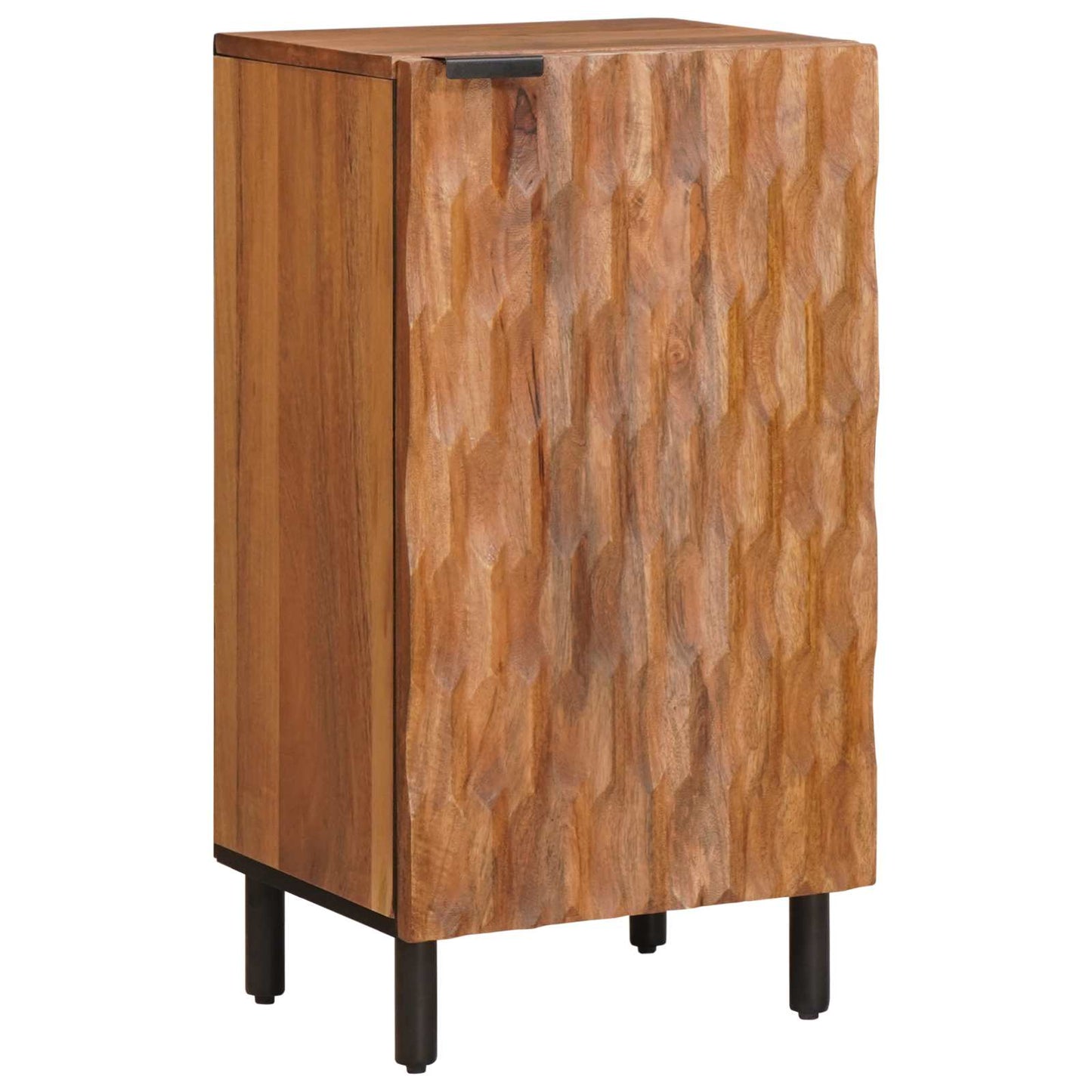 Credenza con porta Finitura Marrone Acacia 40 x 33 x 75 cm