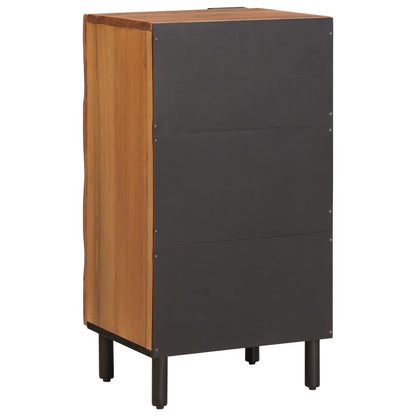Credenza con porta Finitura Marrone Acacia 40 x 33 x 75 cm