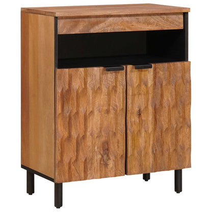 Credenza con porta Finitura Marrone Acacia 60 x 33 x 75 cm