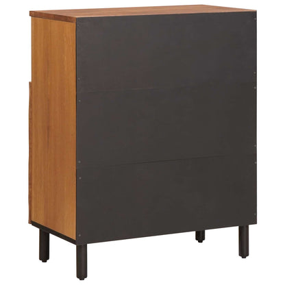 Credenza con porta Finitura Marrone Acacia 60 x 33 x 75 cm