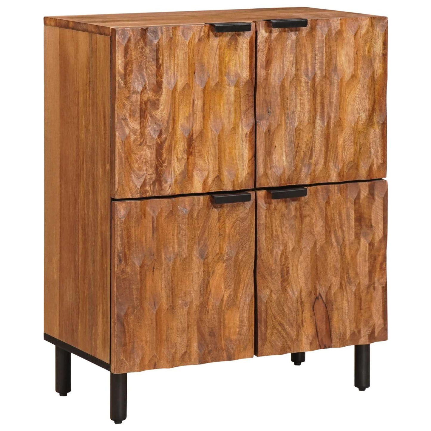 Credenza con porta Finitura Marrone Acacia 60 x 33 x 75 cm