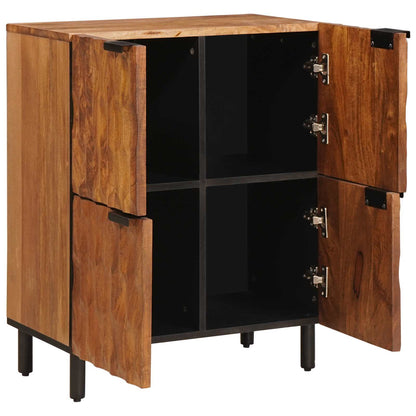Credenza con porta Finitura Marrone Acacia 60 x 33 x 75 cm