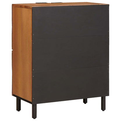 Credenza con porta Finitura Marrone Acacia 60 x 33 x 75 cm