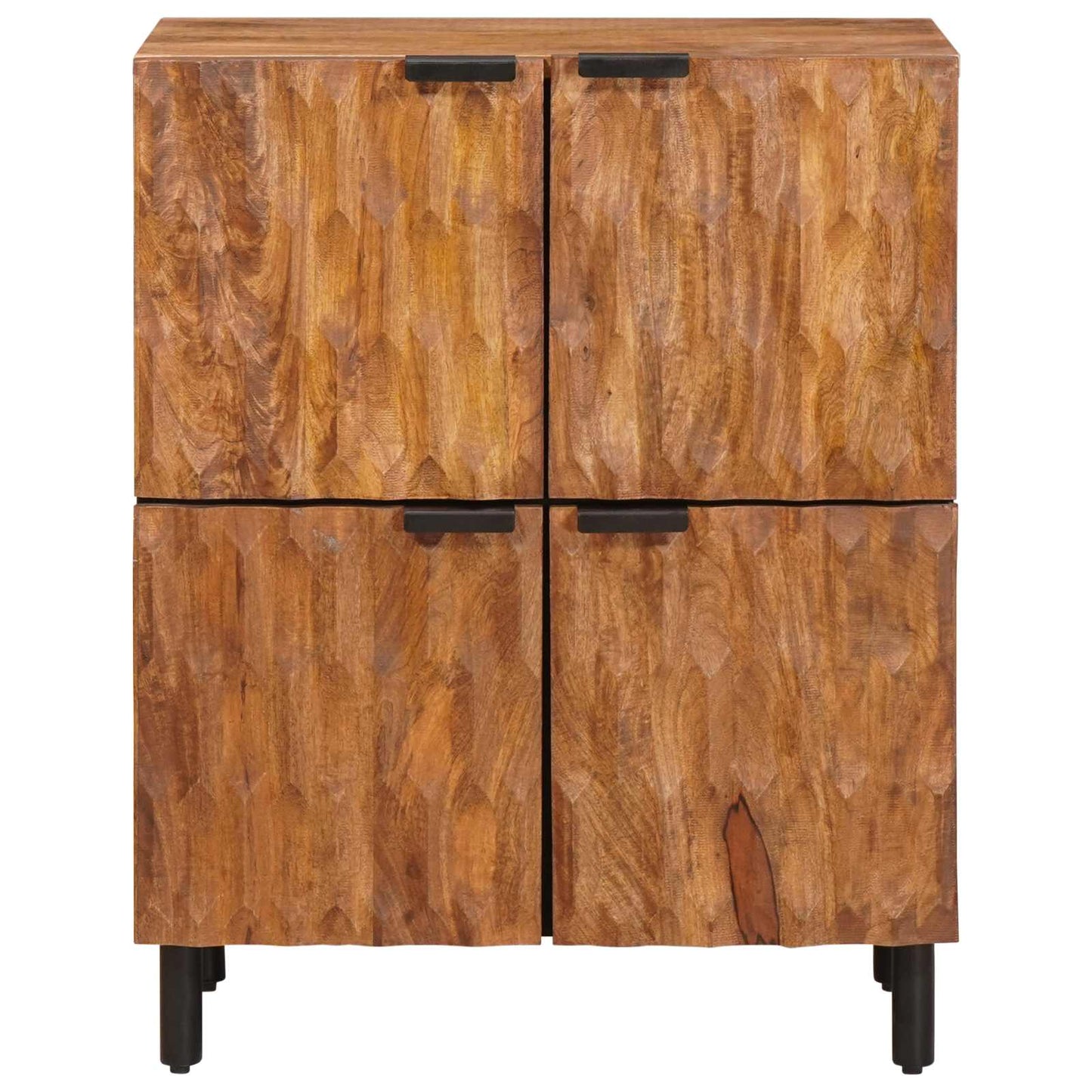 Credenza con porta Finitura Marrone Acacia 60 x 33 x 75 cm