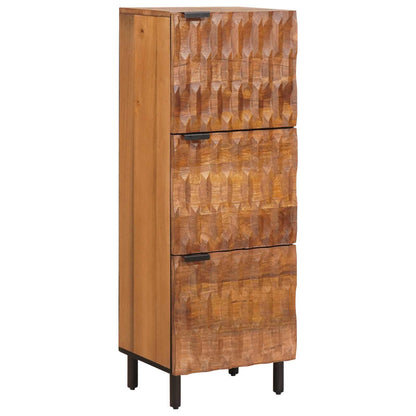 Credenza con porta Finitura Marrone Acacia 40 x 33 x 110 cm