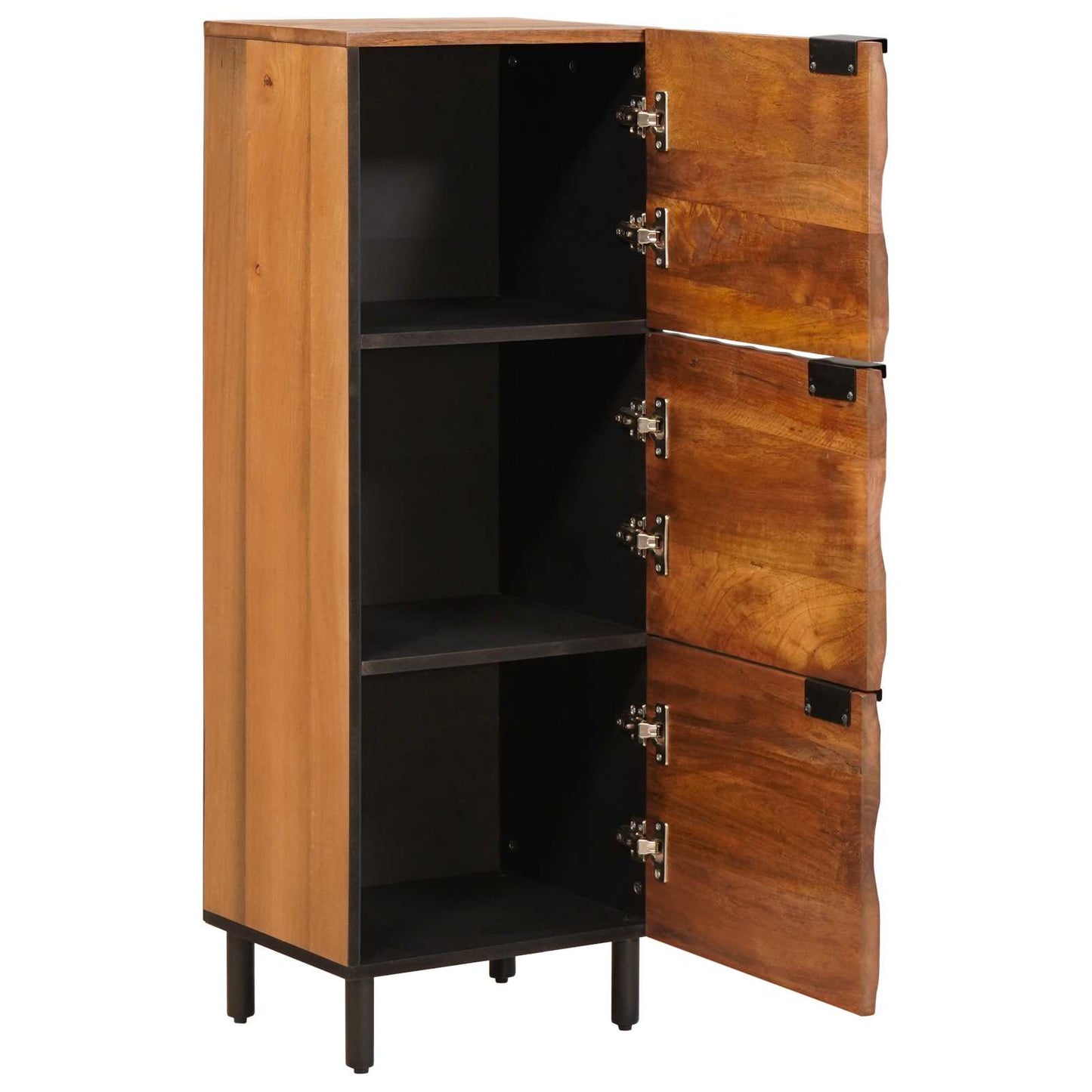 Credenza con porta Finitura Marrone Acacia 40 x 33 x 110 cm