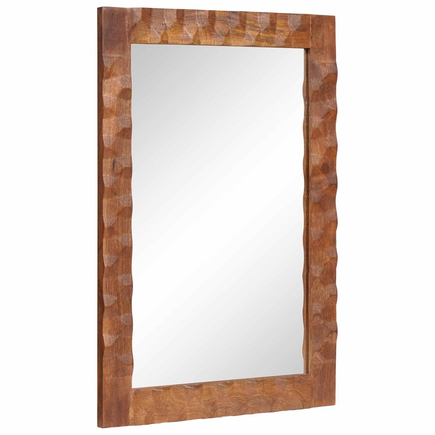 Specchio da bagno Finitura Marrone Acacia 50 x 70 x 2,5 cm