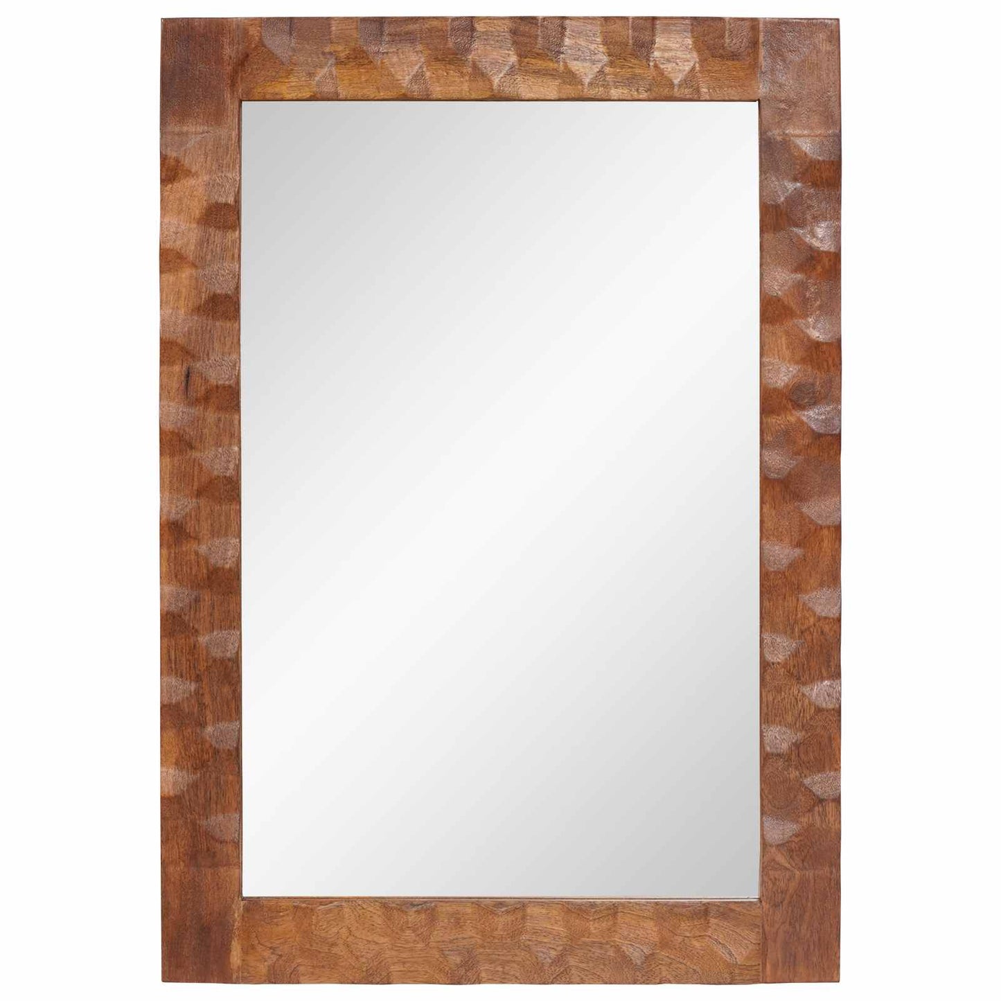 Specchio da bagno Finitura Marrone Acacia 50 x 70 x 2,5 cm