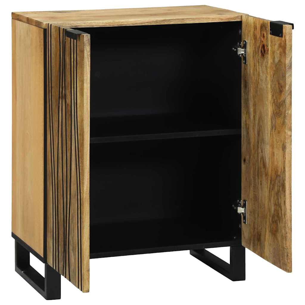 Credenza Naturale 60 x 33,5 x 75 cm Legno di mango massello