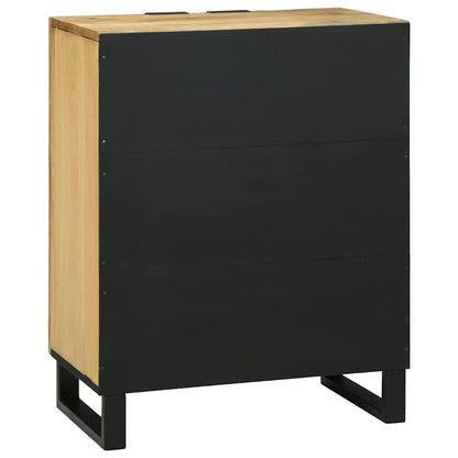 Credenza Naturale 60 x 33,5 x 75 cm Legno di mango massello