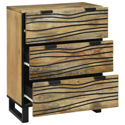 Credenza Marrone 60 x 33.5 x 75 cm Legno massello di mango