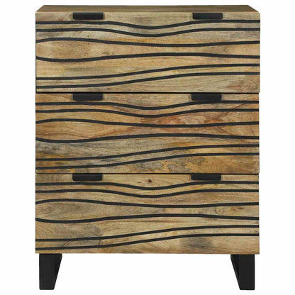 Credenza Marrone 60 x 33.5 x 75 cm Legno massello di mango