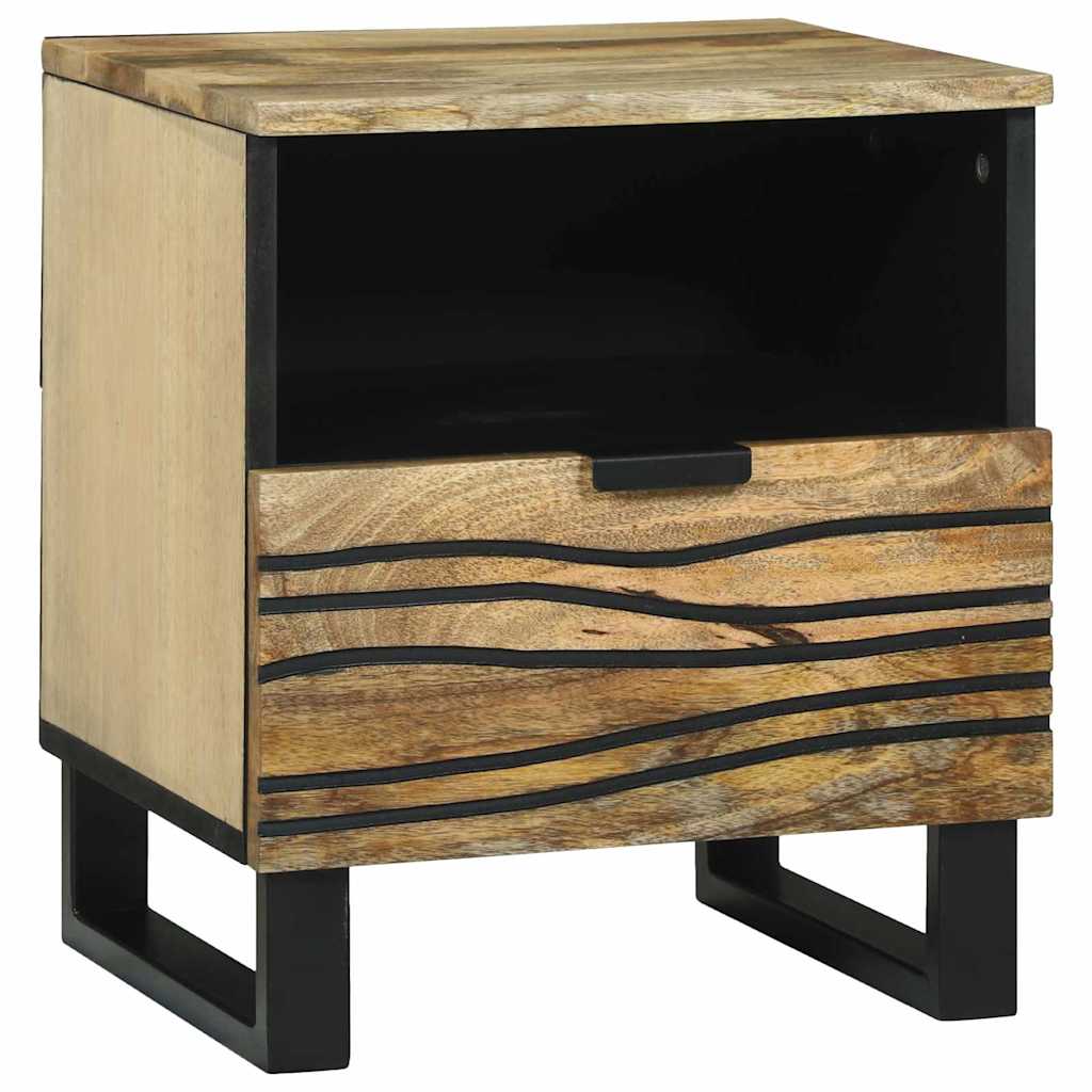 Armadio da Notte con cassetto 2 pcs Marrone 40 x 33 x 46 cm