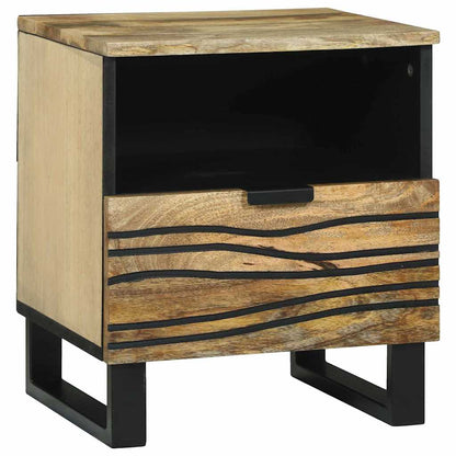 Armadio da Notte con cassetto 2 pcs Marrone 40 x 33 x 46 cm