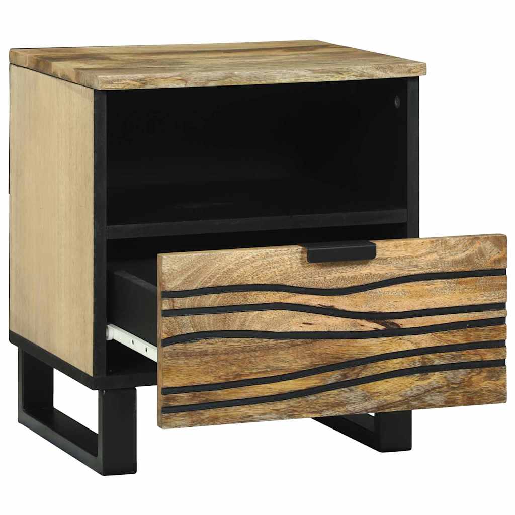 Armadio da Notte con cassetto 2 pcs Marrone 40 x 33 x 46 cm