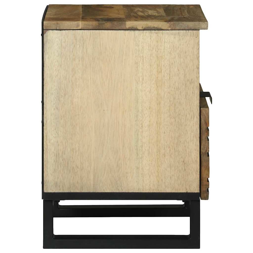 Armadio da Notte con cassetto 2 pcs Marrone 40 x 33 x 46 cm
