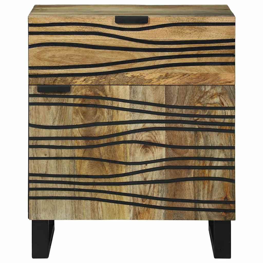 Armadio da Notte con cassetto Marrone 50 x 33 x 60 cm