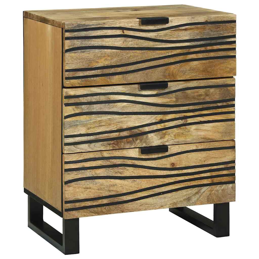 Armadio da Notte con cassetto Marrone 50 x 33 x 62 cm