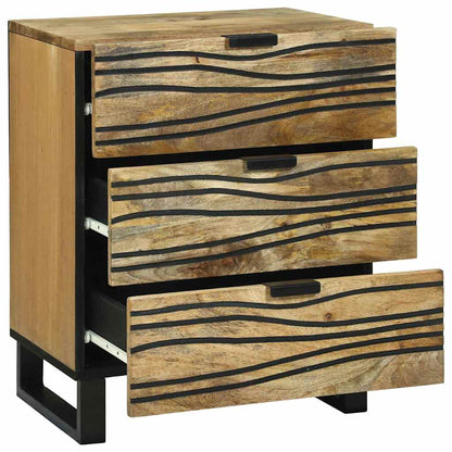 Armadio da Notte con cassetto Marrone 50 x 33 x 62 cm