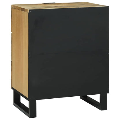 Armadio da Notte con cassetto Marrone 50 x 33 x 62 cm