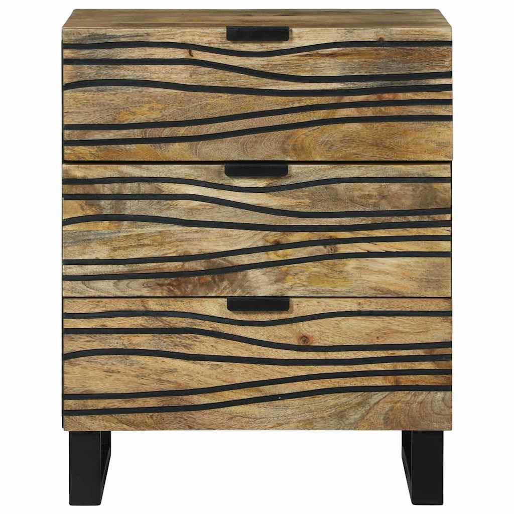 Armadio da Notte con cassetto Marrone 50 x 33 x 62 cm
