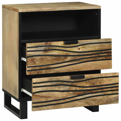 Armadio da Notte con cassetto Marrone 50 x 33 x 62 cm