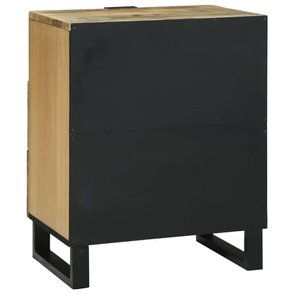 Armadio da Notte con cassetto Marrone 50 x 33 x 62 cm