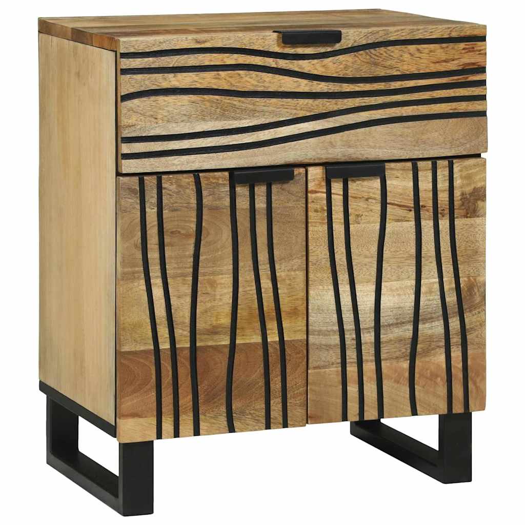 Armadio da Notte con cassetto Marrone 50 x 33 x 60 cm