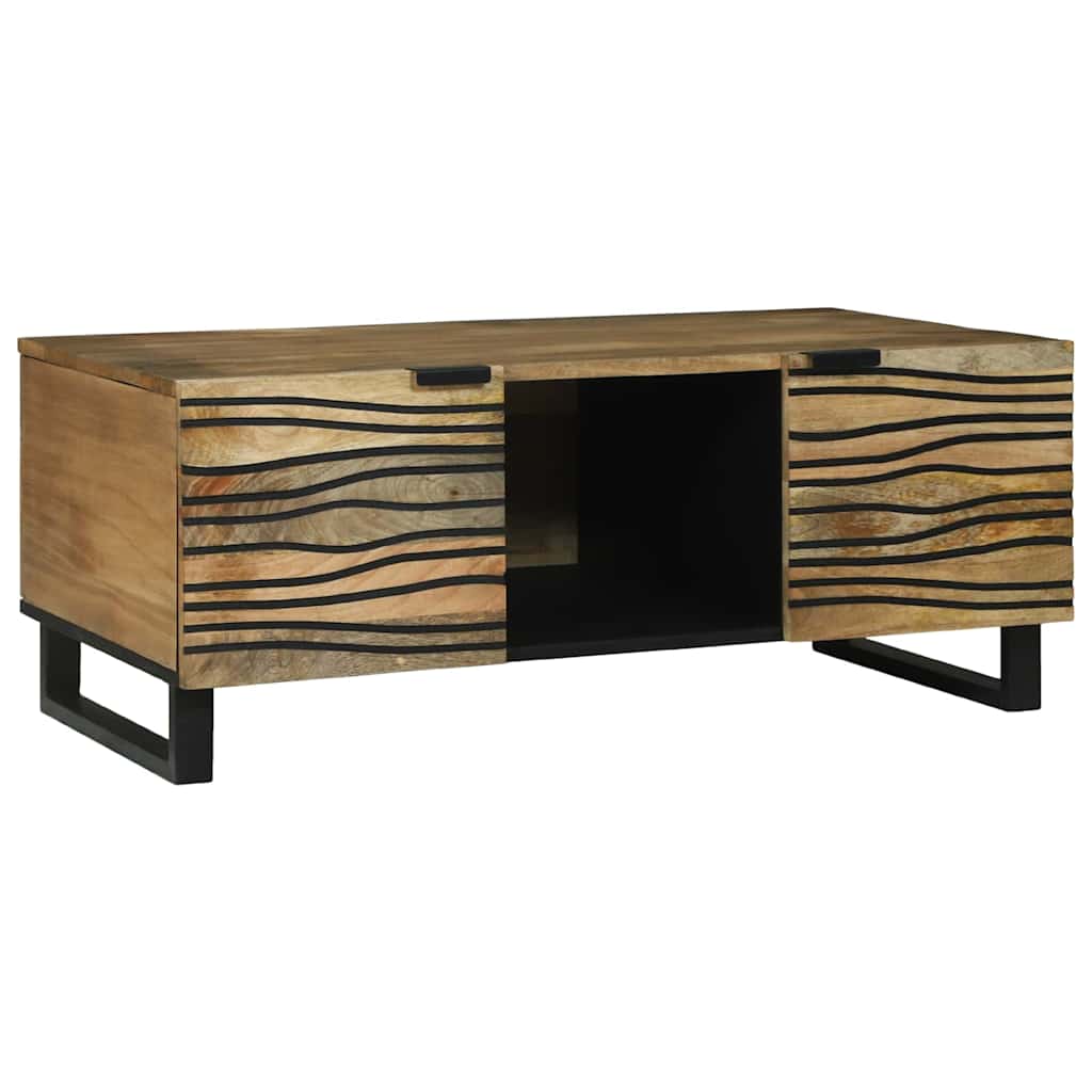Tavolino da salotto Marrone e Nero 100 x 54 x 40 cm