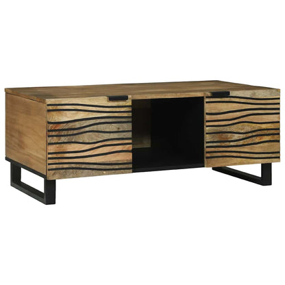 Tavolino da salotto Marrone e Nero 100 x 54 x 40 cm