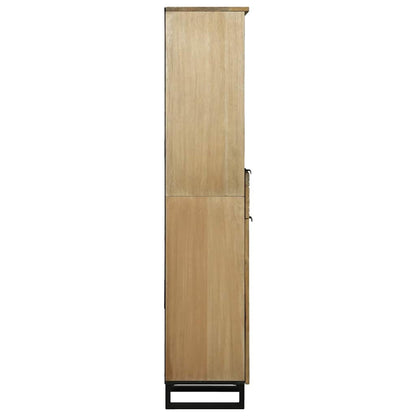 Armadio per Lavabo da Bagno con porta Marrone 38 x 33 x 160 cm