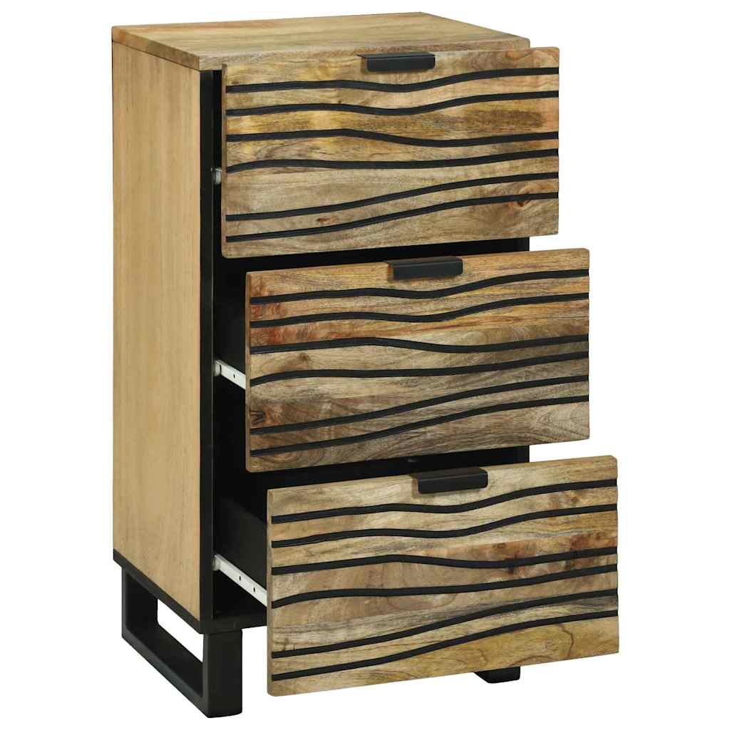 Credenza Marrone 40 x 33 x 75 cm legno massello di mango